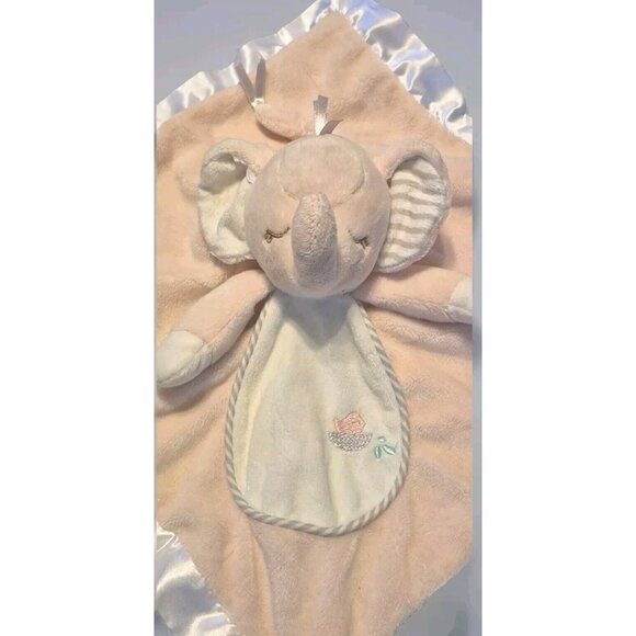 Douglas Elephant Plush Lil' Snuggle Baby Lovey Stuffed Animal Peach Pink 2017 - Picture 3 of 6